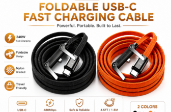 240W Fast Charging Cable With Stand | USB C Braided Cord Review 2026